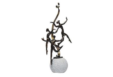 Bronze on Granite sculptures 